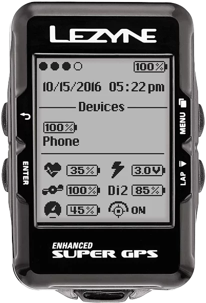 Lezyne Enhanced Super GPS Cycling Computer
